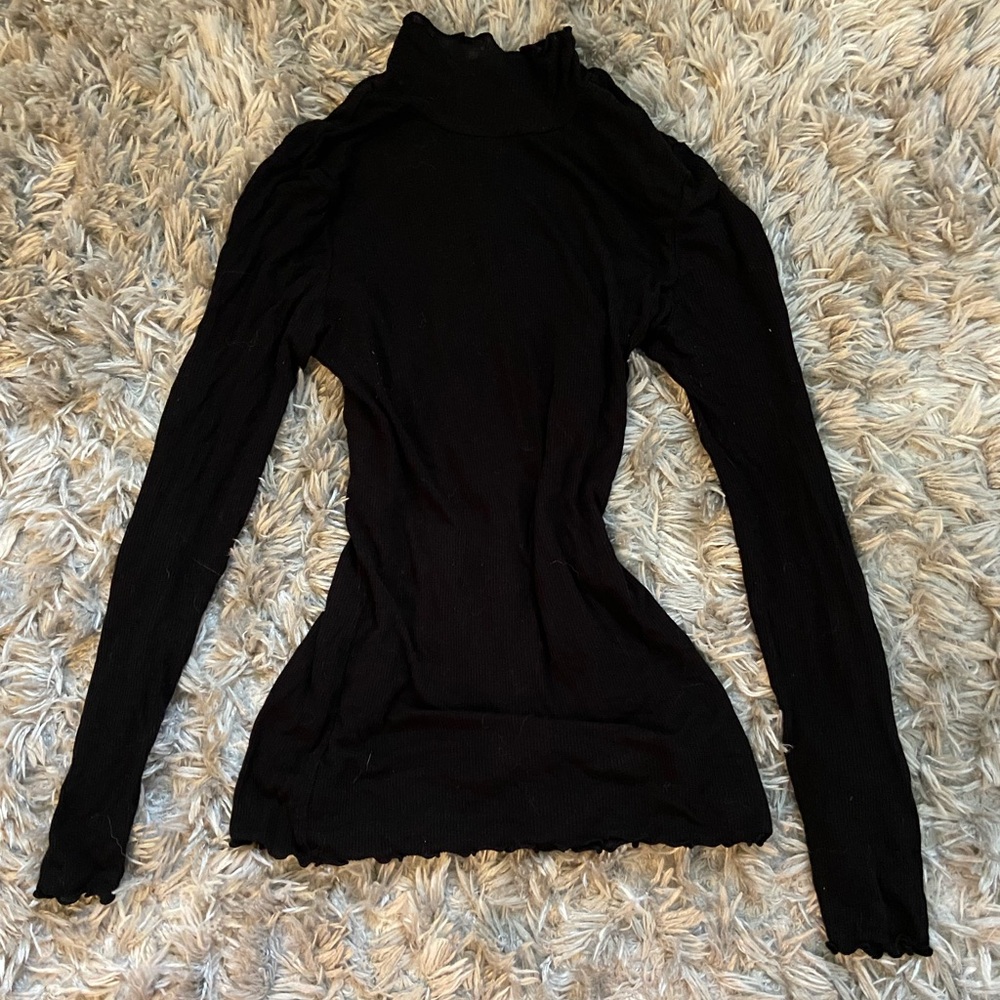 Black turtleneck